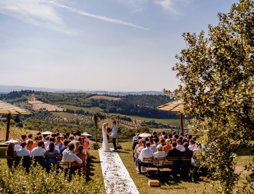 British wedding in Tuscany